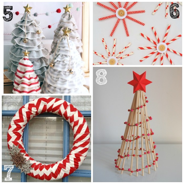 How to make a christmas decoration easy