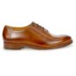 Shoes tan color men dress formal handmade wingtip derby mens leather