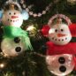 How to make a snowman tree decoration