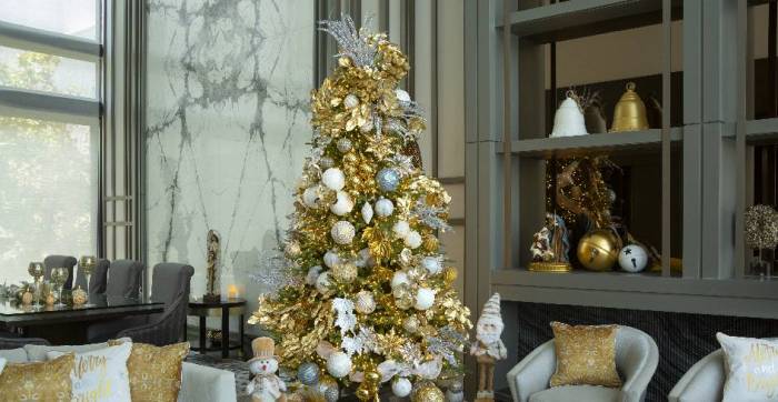 How to decorate living room during christmas