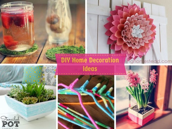 How to make creative things for home decoration