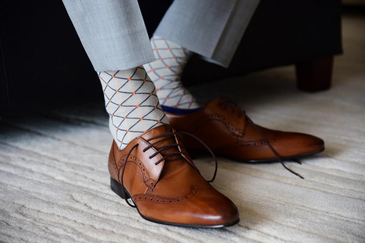 Socks for dress shoes men's