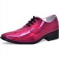 Shoes pink mens men wingtip style dress leather two toned lace shoe prom spectator mensusa choose hover zoom over unconventional