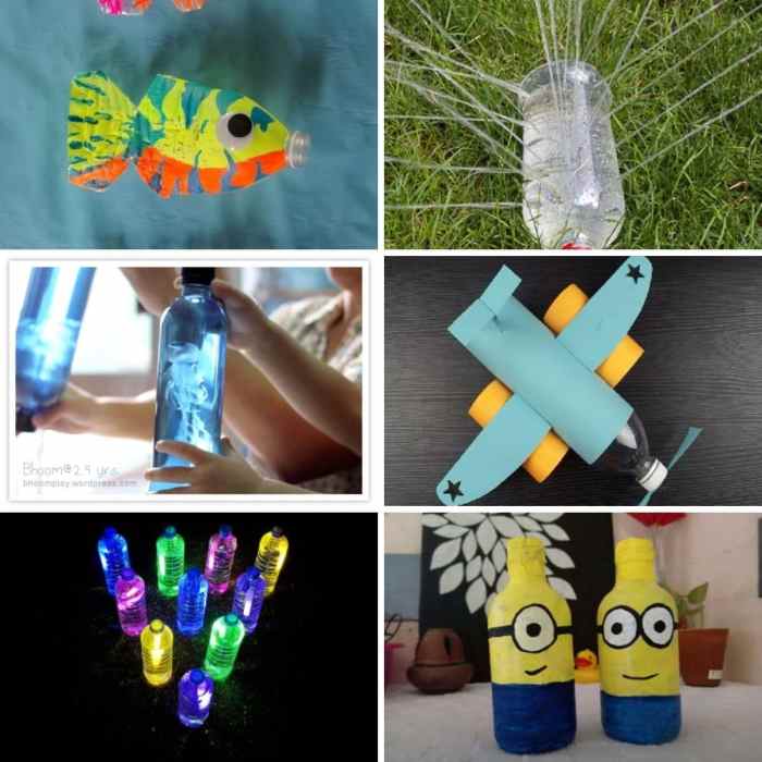 How to make plastic bottles decoration