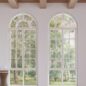 How to decorate half circle windows