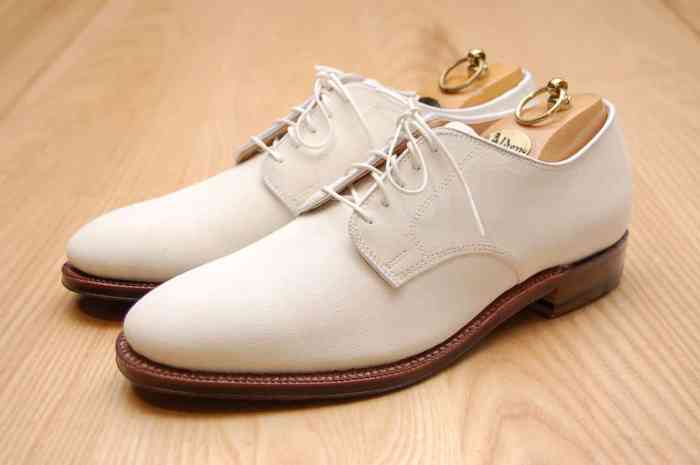 White men's dress shoes