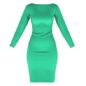 Women's green shirt dress