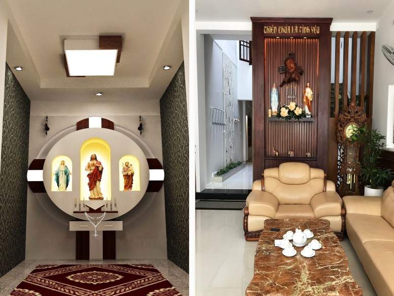 Desain tempat sholat dirumah